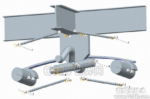 用proe軟件進(jìn)行汽車(chē)平衡懸架機(jī)構(gòu)分析+有限元仿真分析相關(guān)圖片圖片2