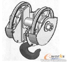 吊鉤部件的三維參數(shù)化設(shè)計(jì)solidworks simulation分析圖片2