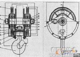 吊鉤部件的三維參數(shù)化設(shè)計(jì)solidworks simulation分析圖片3