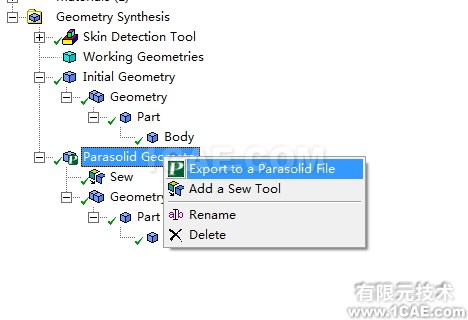 導出ANSYS <wbr>WORKBENCH靜態(tài)分析后的變形模型