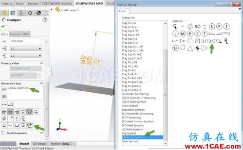 SolidWorks MBD:符合ASME Y14.5-2009標準的連續(xù)特征公差標注solidworks simulation培訓(xùn)教程圖片6