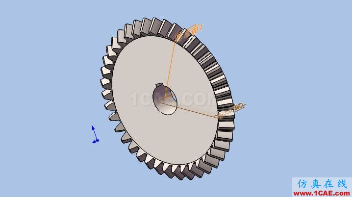 SOLIDWORKS圓錐齒輪的仿真solidworks simulation應用技術(shù)圖片6