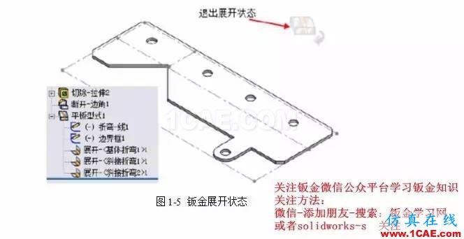 solidWorks?鈑金零件設(shè)計教程之一，必須的收藏！solidworks simulation學(xué)習(xí)資料圖片6