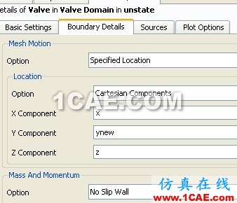 CFX高級應(yīng)用——如何模擬閥完全關(guān)閉到開啟的過程