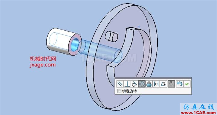 Solidworks電影抓片機構(gòu)仿真solidworks simulation分析案例圖片2