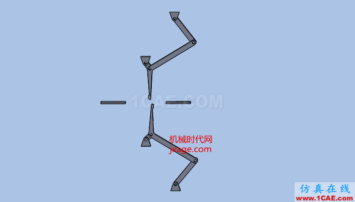 Solidworks飛剪機構(gòu)仿真solidworks simulation應(yīng)用技術(shù)圖片5