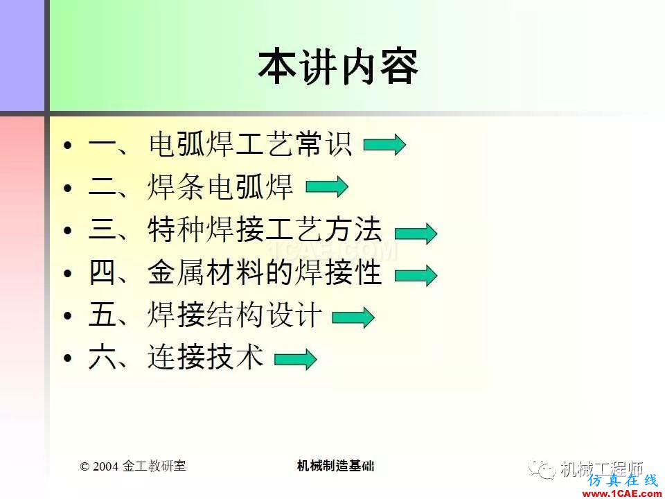 【專(zhuān)業(yè)積累】100頁(yè)P(yáng)PT，全面了解焊接工藝機(jī)械設(shè)計(jì)教程圖片3