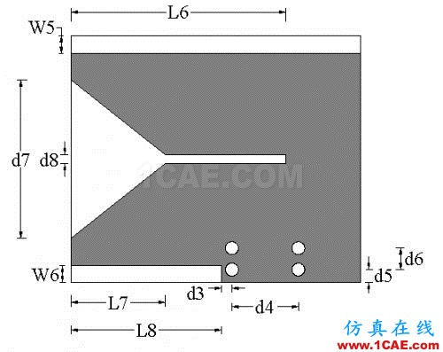 多層LCP技術(shù)的毫米波段超寬帶槽天線設(shè)計(jì)【轉(zhuǎn)發(fā)】HFSS分析圖片7