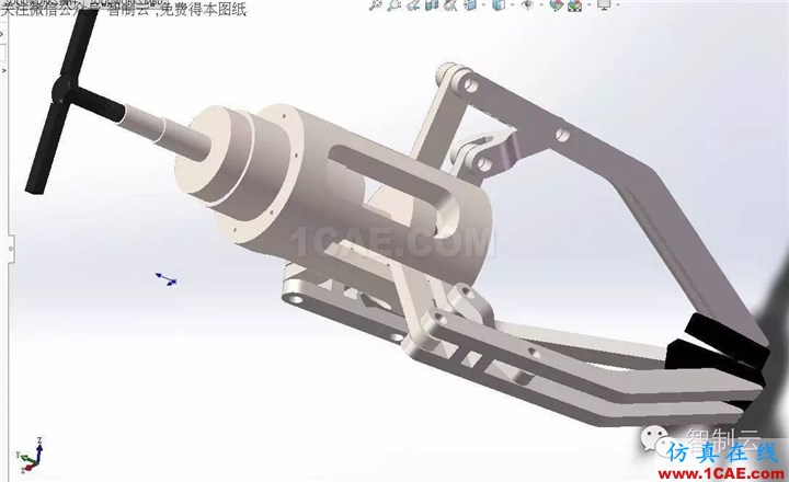 【工程機械】三爪夾持器三維建模圖紙 solidworks設(shè)計下載solidworks仿真分析圖片5