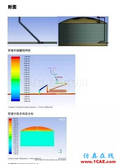 LNG管道、儲罐的多相流計算fluent流體分析圖片2