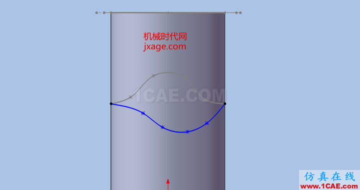 solidworks如何使用投影曲線？solidworks simulation培訓(xùn)教程圖片13