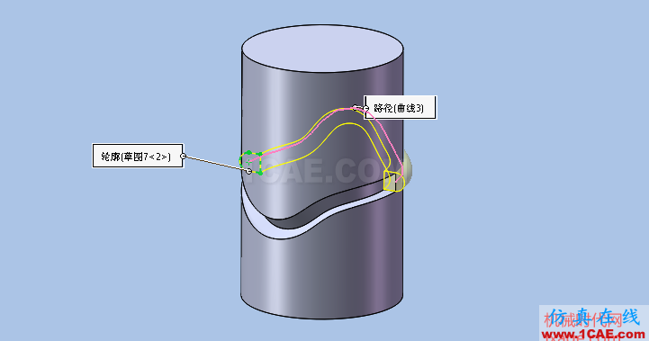 solidworks如何使用投影曲線？solidworks simulation技術(shù)圖片18