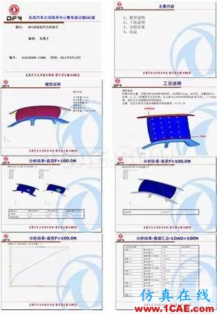 HyperWorks二次開(kāi)發(fā)在頂蓋抗凹分析中的應(yīng)用hypermesh分析案例圖片6